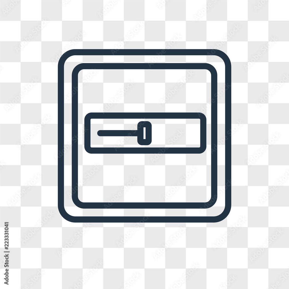 Poster input vector icon isolated on transparent background, input logo design