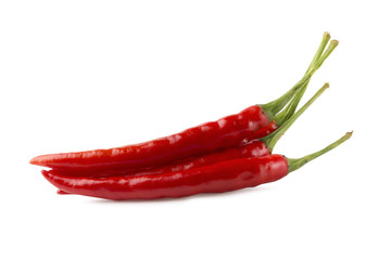 chili pepper isolated on a white background Clipping Path