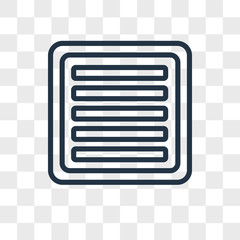 Columns vector icon isolated on transparent background, Columns logo design