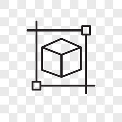 3d vector icon isolated on transparent background, 3d logo design