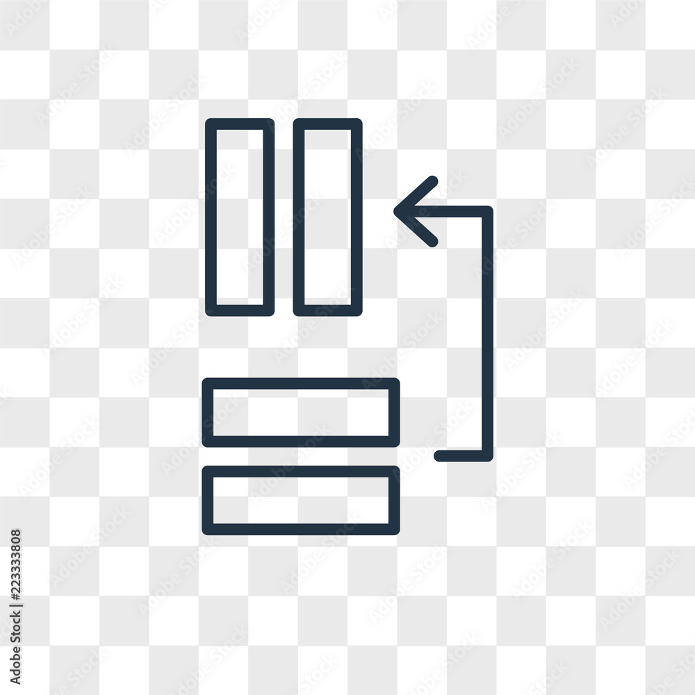 Poster move vector icon isolated on transparent background, move logo design