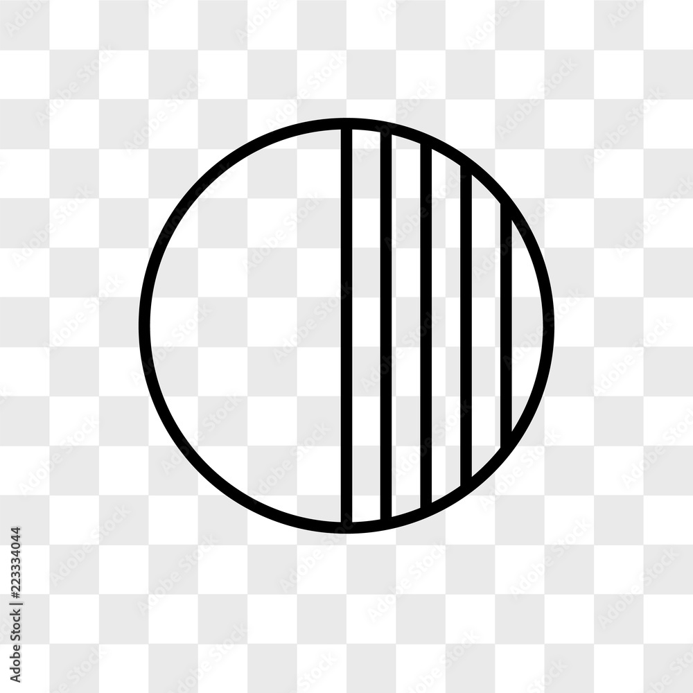 Poster opacity vector icon isolated on transparent background, opacity logo design