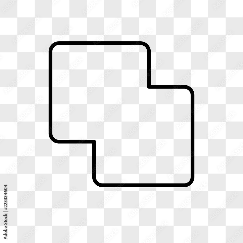 Poster merge vector icon isolated on transparent background, merge logo design