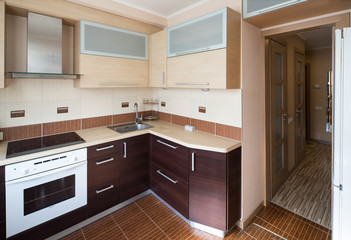 Interior of the flat. Kitchen. 