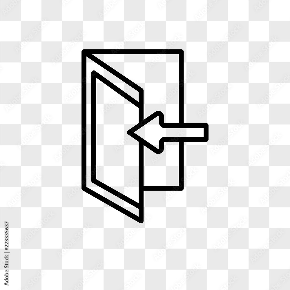 Poster insert vector icon isolated on transparent background, insert logo design