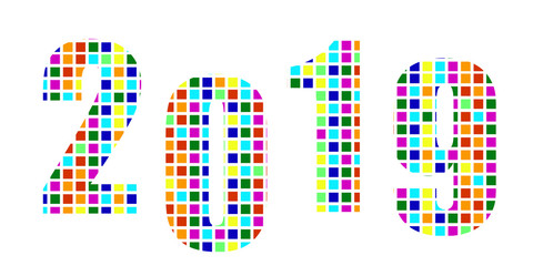 New Year 2019 background