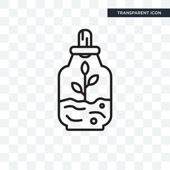 Sprout vector icon isolated on transparent background, Sprout logo design