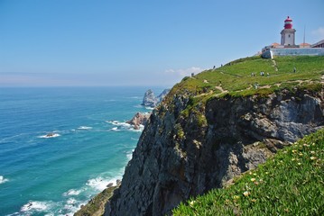 Fototapeta na wymiar Przylądek Cabo da Roca, Portugalia
