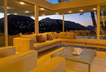 Modern house, living room