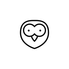 owl icon vector