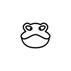 frog icon vector