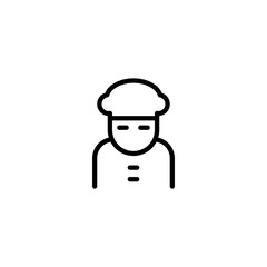 chef icon vector
