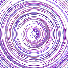 Purple hypnotic abstract circular stripe pattern background - vector design