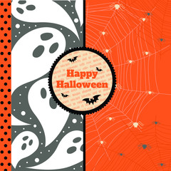 Happy Halloween background design vector illustration