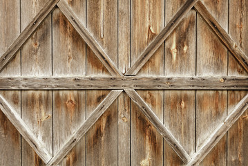 Old wooden door background