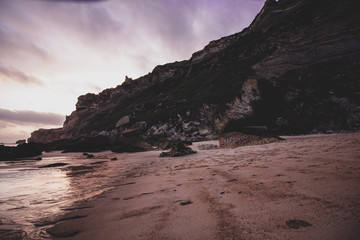 Sonnenuntergang in Nazaré