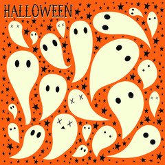 Happy Halloween background design vector illustration