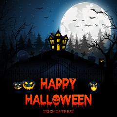 Happy Halloween.vector illustration