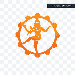 nataraj vector icon isolated on transparent background, nataraj logo design