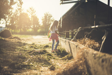 I love farm and animals.