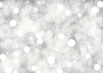 キラキラ銀色の輝きの背景