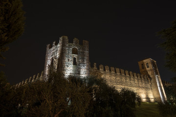 Fortress walls lightened during night