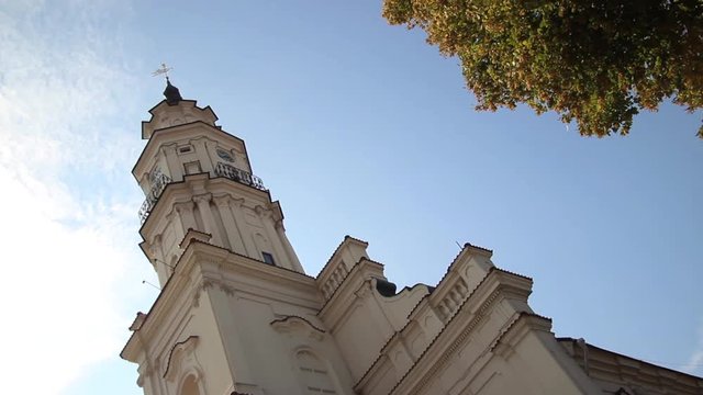 Wedding Hall Tower (White Swan) of Kaunas, Lithuania