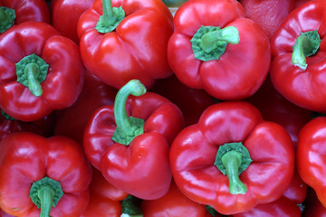 Poivrons rouges. / Red peppers.