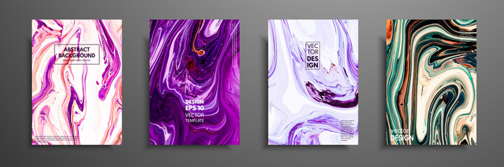 Swirls of marble or the ripples of agate. Liquid marble texture. Fluid art. Applicable for design covers, presentation, invitation, flyers, annual reports, posters and business cards. Modern artwork