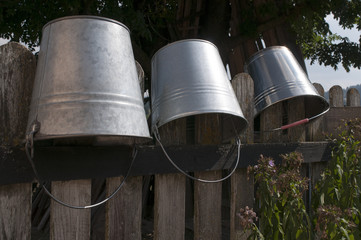 romanian rural life, container for water