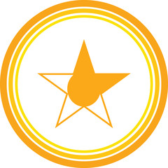 yellow star web icon stock vectors