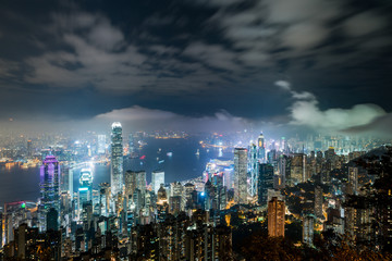 Fototapeta na wymiar Hong Kong city scenery