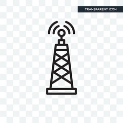 Media vector icon isolated on transparent background, Media logo design