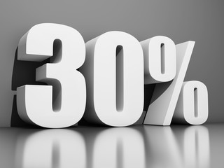 Thirty percent discount