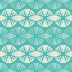 Fototapeta premium Polka dot seamless pattern. Geometric background. Dots, circles and buttons. Тextile rapport.