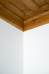 Naklejka na ściany i meble wood ceiling in a country house