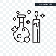 Potion vector icon isolated on transparent background, Potion logo design