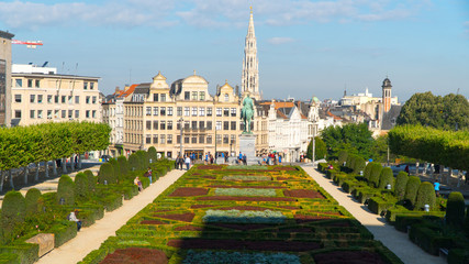 Naklejka premium Brussels beautiful views of the city.