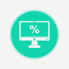 Discount vector icon sign symbol