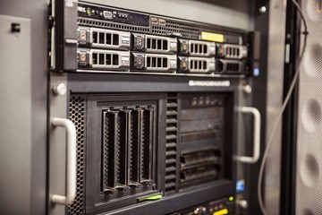 Hard drives in computer monitoring recording server