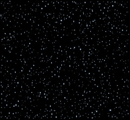 high resolution Stars on dark blue night sky illustration