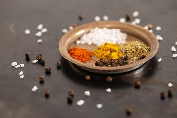 spices in bowls