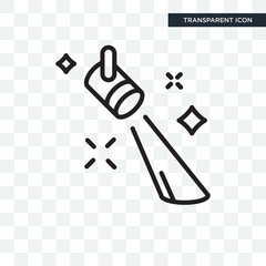 Spotlight vector icon isolated on transparent background, Spotlight logo design
