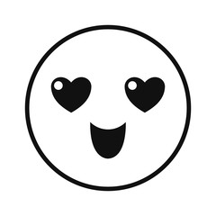 happy smiley emoticon hearts eye love