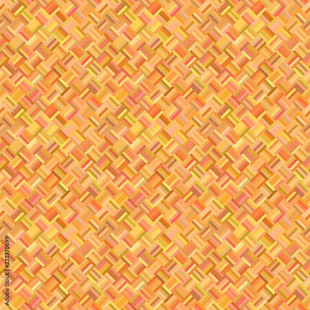 Poster orange geometric diagonal mosaic pattern background - vector floor design