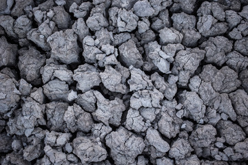 Dry cracked earth background, clay desert texture