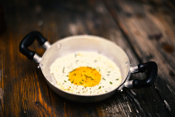 fried eggs 