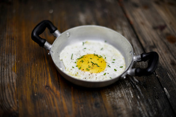 fried eggs 