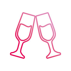 champagne toast cups drink celebration