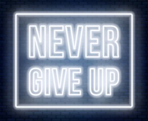 Never give up neon lettering on a dark background.